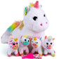 Tumtotz Plush Mommy Unicorn Stuffed Animal with 4 Baby Unicorns - Rainbow Colors, One Size, Perfect Gift for Girls Ages 3-8