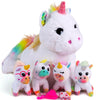 Tumtotz Plush Mommy Unicorn Stuffed Animal with 4 Baby Unicorns - Rainbow Colors, One Size, Perfect Gift for Girls Ages 3-8