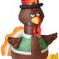 Gemmy Inflatables Holiday G08 26396 Air Blown Outdoor Happy Turkey Decor