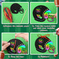 JULMELON 36 PCS Football Crafts for Kids, Rainbow Scratch Paper Art for Kids Football Party Favors Football Helmet Scratch Off C