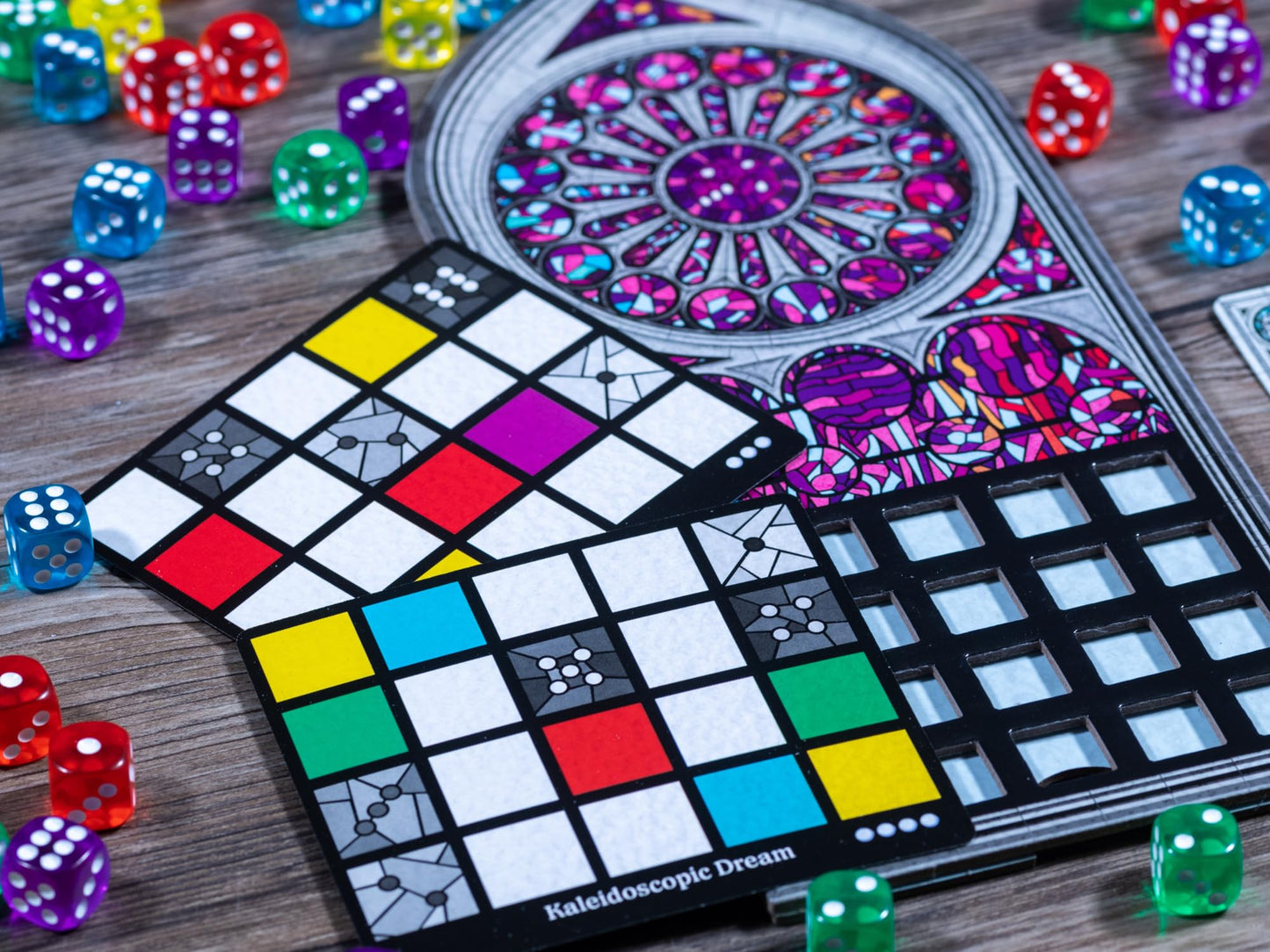 Floodgate Games Sagrada Board Game - Family Dice Drafting Strategy Game, 1-4 Players, Ages 10+, Multi-Color, Model FFG-SA01