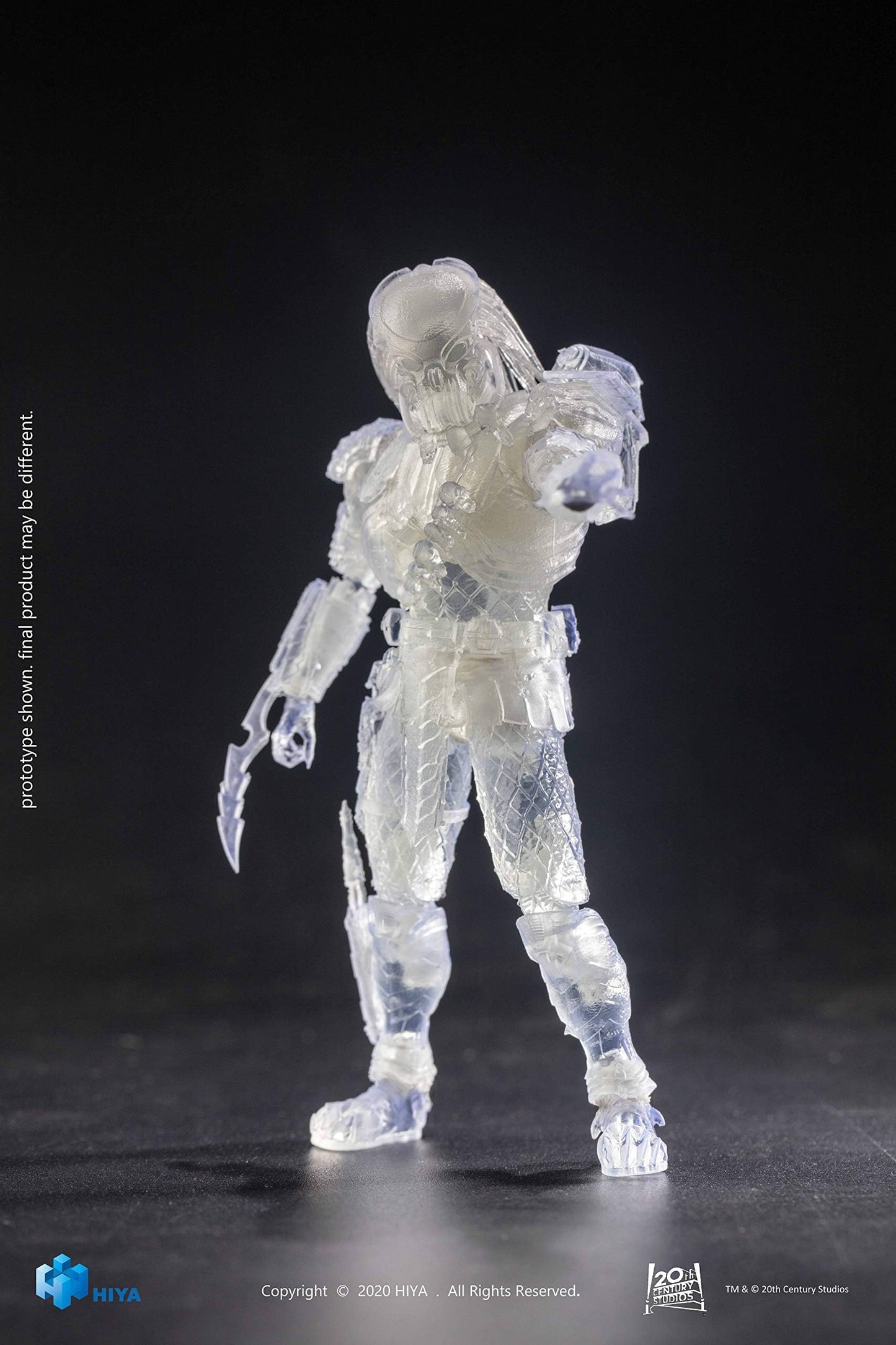 Hiya Toys Alien Vs. Predator: Invisible Celtic Predator 1:18 Scale Action Figure, Multicolor