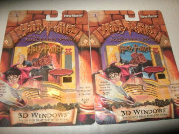 Viewmaster 3D Windows W/ Decoder - Harry Potter & The Sorcerer'S Stone - Series 1