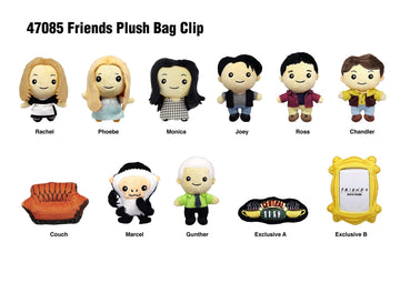 Friends Plush Bag Clip Blind Bag (One Random Bag Clip Per Purchase)
