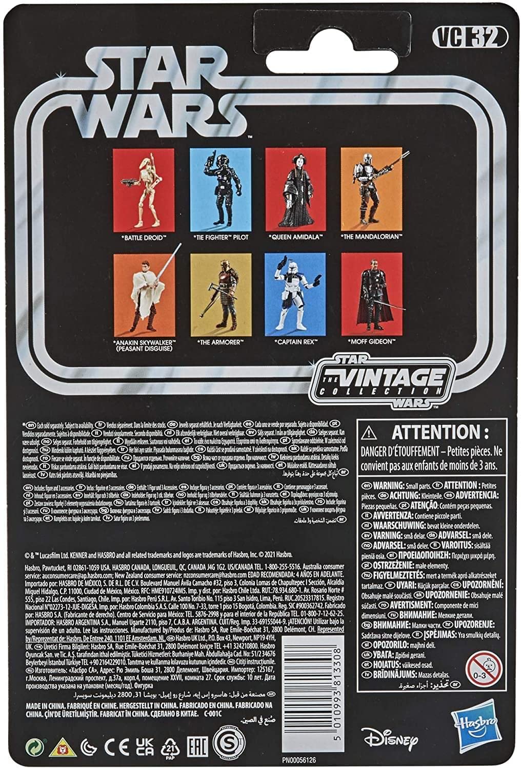 Star Wars The Vintage Collection Anakin Skywalker (Peasant Disguise) Toy, 3.75-Inch-Scale Attack Of The Clones Action Figure