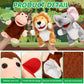 Lenwen 6 Pcs Valentines Day Gifts For Kids Hand Puppets Bulk With Working Mouth 10 Inches Plush Animal Hand Puppet Toddler Plush Toys For Classroom Exchange Gift Birthday Party Favor(Forest Animal)