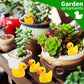 200 Pieces Mini Resin Ducks Yellow Tiny Duckies For School Project Accessories Miniature Characters Fairy Garden Landscape Aquar