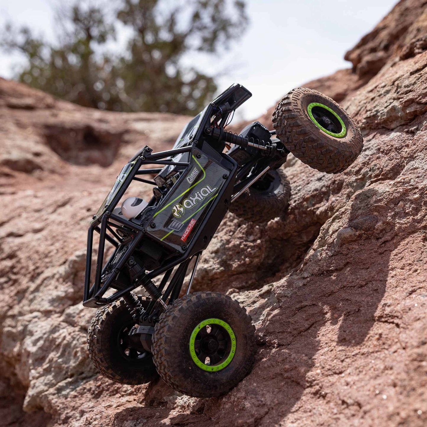 Axial RC Crawler 1/18 UTB18 Capra 4 Wheel Drive Unlimited Trail Buggy RTR (Battery and Charger Included) Black, AXI01002T1