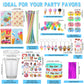 Colarr 161 Pcs Operation Christmas Ice Cream Party Favors Stationery Set Includes Cup Notebook Pencil Sharpener Eraser Keychain
