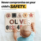 Personalized Name Puzzle for Babies and Kids - Zuzu Puzzle Wooden Toy  Educational Toddler Gift  Baby Shower or Newborn Gift (0-36 Months)-TSCA CPC Certified