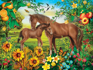 Masterpieces 300 Piece Ez Grip Jigsaw Puzzle - Neighs & Nuzzles - 18'X24'