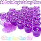 24 Pack Purple Galaxy Star Slime, Party Favor for Girls & Boys, Mini Glitter Galaxy Slime Cup, Wet,Soft and Non Sticky, Stress &