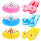 Princess Dress Up Shoes Set, Girls Role Play Dress Up Toys,Toddler Pretend Play Crown Kit Gift Set For Little Girls Aged 3-6 Yea