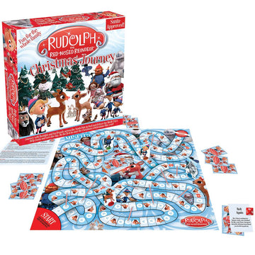 Aquarius Rudolph The Red-Nosed Reindeer Board Game - Fun Family Christmas Gift For Kids & Adults - Officially Licensed Rudolph M