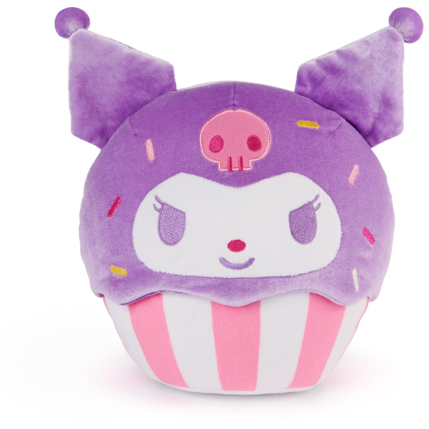 Gund Sanrio Hello Kitty And Friends Kuromi Cupcake Plush, Stuffed Animal For Ages 1 And Up, Purple/White, 8