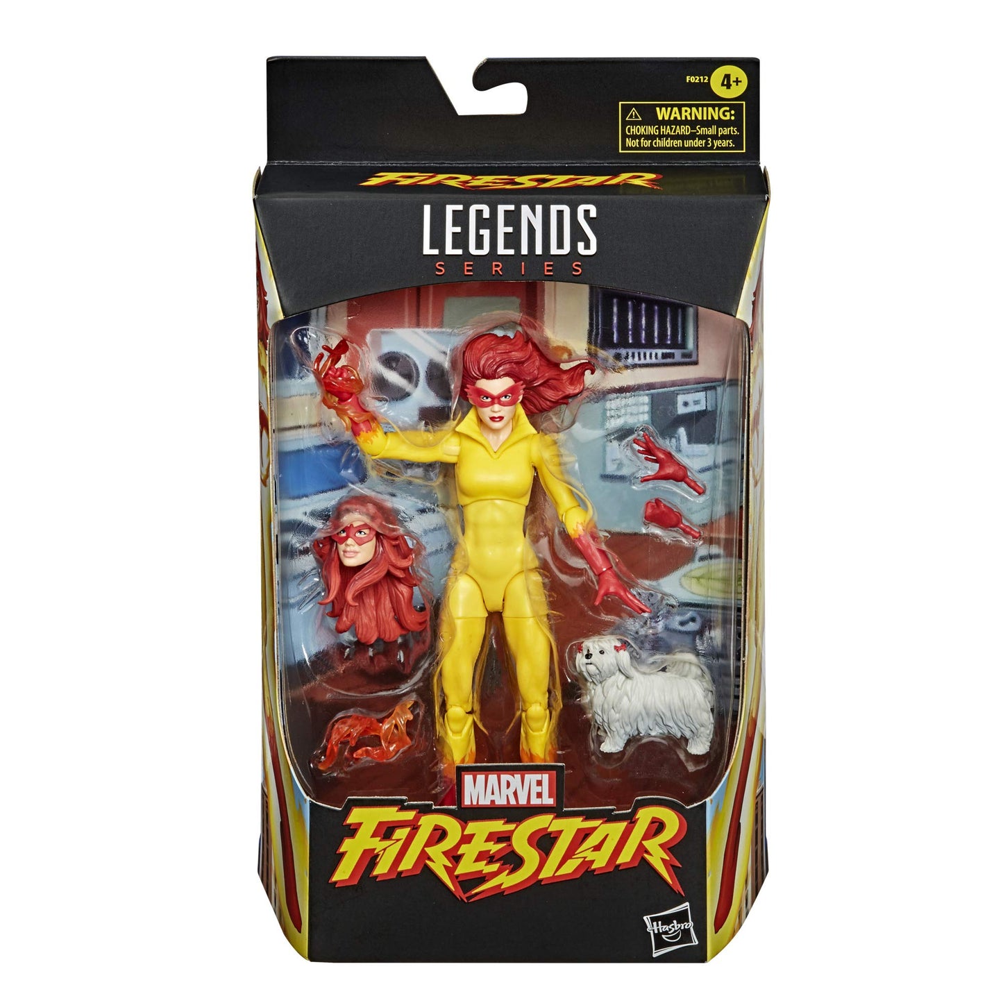 Marvel Legends Firestar Action Figure - 6-Inch, Multicolor, Plastic, Model F02125L0