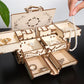 UGEARS 3D Wooden Puzzles Box - 3D Puzzle Antique Wooden Box Wooden Model Kits for mature-themeds - Laser-Cut Mechanical Model Construction Kit