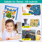 PENGFULL Felt Flannel Board Story Pieces for Toddlers Preschool,Kids Interactive Storytelling Teaching Play Kits for Flannel Boa
