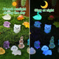 Hoemwarm 100 Pcs Luminous Mini Resin Animals Mini Animals Figures Bulk Glow In The Dark Miniature Figurines For Dollhouse Access