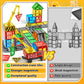 Magnetic Tiles Road Building Blocks - Magnet Crane Car Set For Kids Ages 3-5 4-8 5-7 Preschool City Construction Kids Games Dino