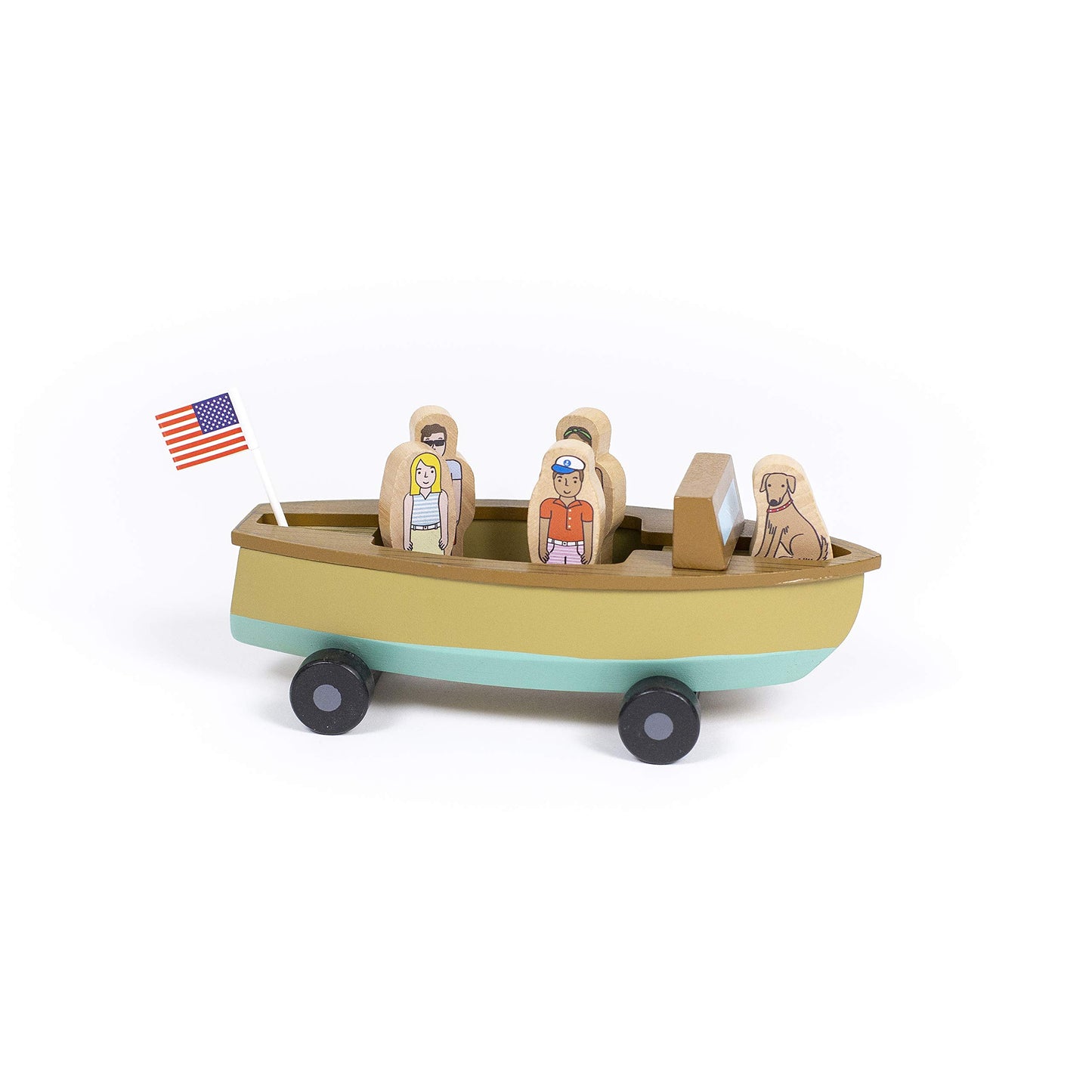 Jack Rabbit Creations Magnetic Vintage Lake Boat