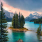 Ravensburger - Maligne Lake  Canada - 1000 Piece Jigsaw Puzzle - Featuring Stunning Mountains  Vivid Water  Evergreens & More - Frameable - enhanced Quality - Puzzles for mature-themeds