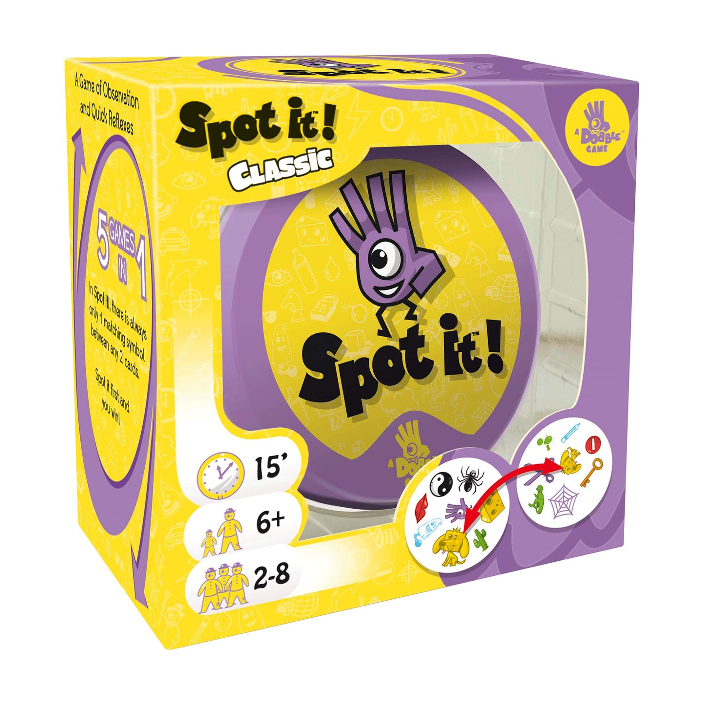 Asmodee Spot It! Classic - Award-Winning Card Game With Endless Playability, Fast-Paced Observation Game For The Whole Family, A