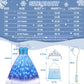 Davvew Princess Dresses For Girls Halloween Light Up Princess Costume For Little Girls Christmas Toddler Princess Dress Up Cloth