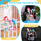 Koty Carseat Toys Hanging, Blue Mermaid Stroller Toys For Babies 0-6 Months, Baby Car Seat Toy With Crinkle, Teether, Music Box,
