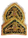 Bookmycostume Ravana Lankesh Crown Mukut Kids & Adults Fancy Dress Costume Accessories Free Size Golden/Black