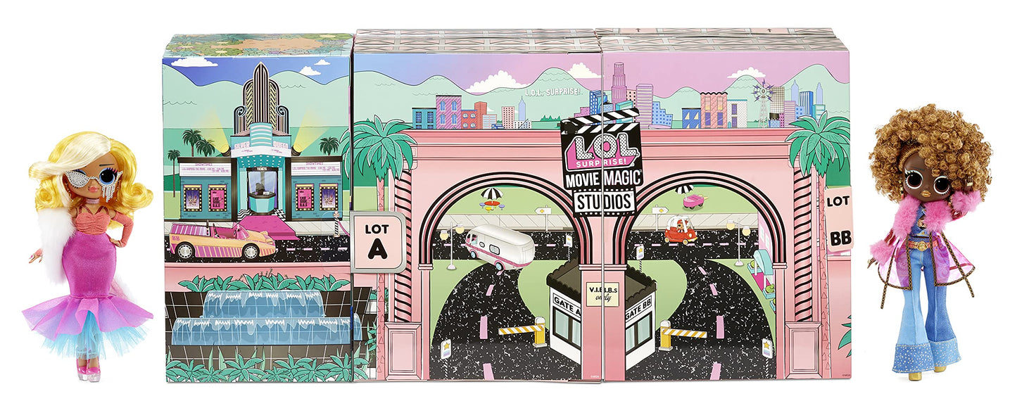 Lol Surprise Omg Movie Magic Studios With 70+ Surprises, 12 Dolls Including 2 Fashion Dolls, 4 Movie Stages, Green Screen & Accessories- Gift Toy For Girls Boys Ages 4 5 6 7+ Years