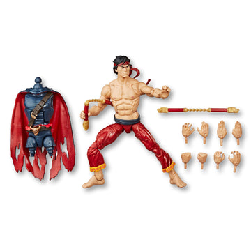 Spider-Man Hasbro Marvel Legends Series 6' Collectible Action Figure Shang Chi Toy, With Build-A-Figurepiece & Accessories