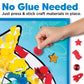 Creativity For Kids Sticky Wall Art: Star - Toddler Learning Toys. Crafts For 3 Year Olds, Preschool Crafts