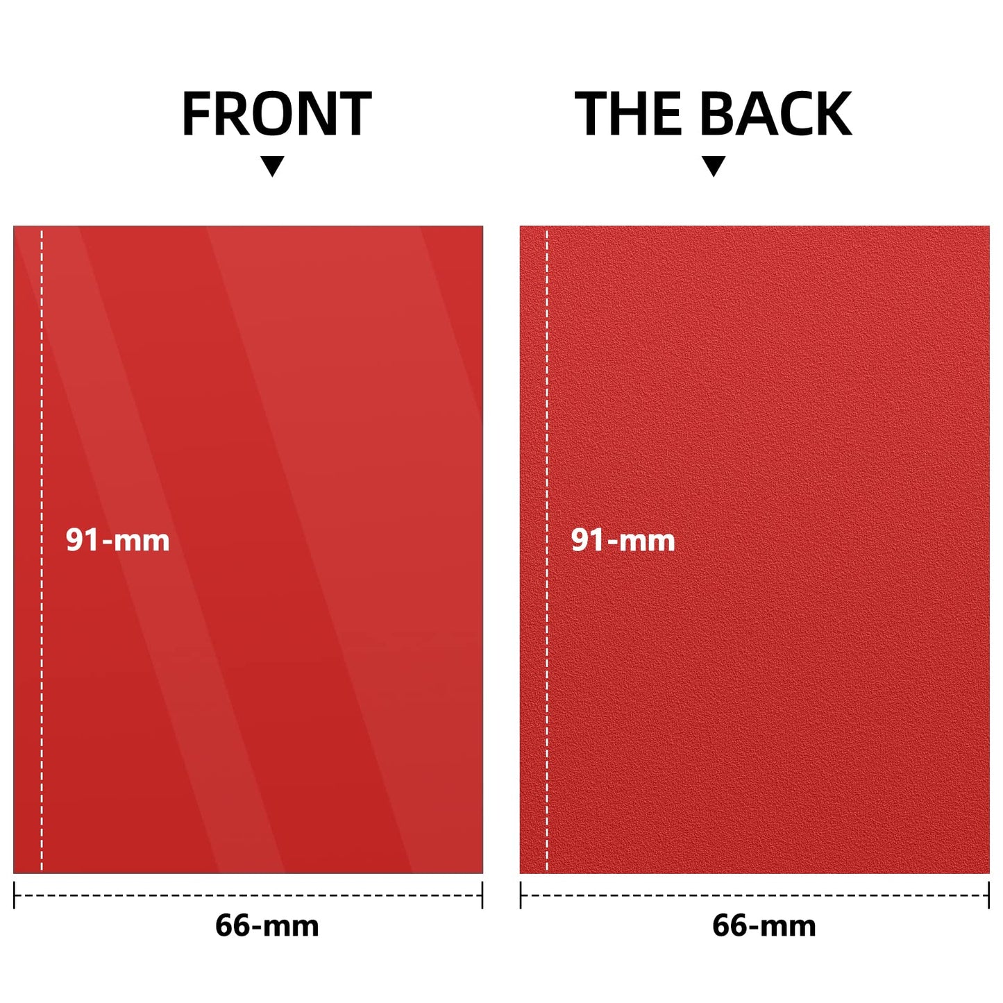 1000 Counts Card Sleeves, Matte Card Sleeves Deck Card Protectors, Trading Card Sleeves Fit For Mtg, Baseball Cards, Sports Cards, Game Cards (Matte Red)