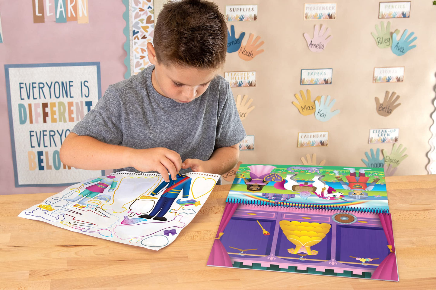 Teacher Created Resources Fashion Friends Dress-Up Reusable Sticker Pads