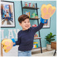 Paw Patrol Chase Hero Paws Plush Toy with 10 Sounds, Large, Interactive Plush Paws, Model 6061927, Ages 3+