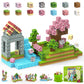 Magnetic Blocks Building Toys,108Pcs Magnetic Building Blocks,Magnets Cubes Garden Set,Toddler Stem Sensory Construction Toys 3