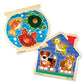 Melissa & Doug Jumbo Knob Wooden Puzzles Set - Fish & Pets - Multi-color - Model 93281