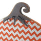 Primitives By Kathy Chunky Shelf Sitter, 8.5 X 6.25-Inch, Chevron Pumpkin