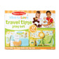 Melissa & Doug Mine To Love Travel Time Play Set For Dolls With Diaper Bag, Bottle, Sunscreen, More (17 Pcs) - Baby Doll Accesso