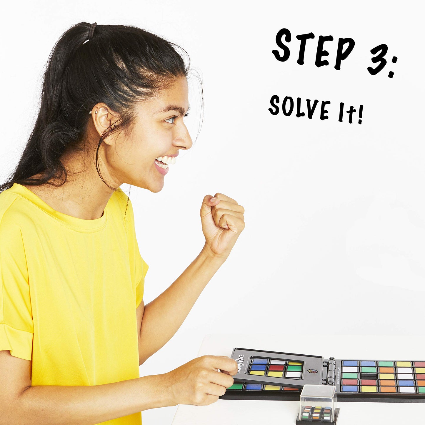 Rubik'S Race Game, Head To Head Fast Paced Square Shifting Board Game Based On The Famous Rubiks Cube, For Family Game Night, Fun For Adults & Kids Ages 7 & Up