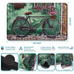 Rwutytiul Bicycle Card Playmat 24 X 14 Inch With Tube Bag, Card Gameplay Mat With Zones Commander Deck Board Mtg Rpg Ccg Tcg Car