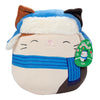 Squishmallows 10-Inch Cam The Cat Plush Toy - Soft & Squishy Winter Kitty - Multi-color Collectible Stuffed Animal for Kids