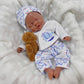 Mire & Mire Reborn Baby Dolls 7'' Boy Sleeping Silicone Full Body Soft Mini Realistic Newborn Baby Dolls Real Life Tiny Baby Dol