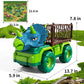 Jukudahu Dinosaur Truck Toy For Kids 3-5 Years - Dinosaur Toys For Kids 3-5 Triceratops Transport Car Carrier Truck Toy 8 Dino F