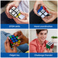 Rubik's Cube 3x3 & 2x2 Mini Apprentice Bundle - Twisting Fidget Toy, Plastic, 3-Pack - Amazon Exclusive for Ages 8 & Up