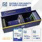 Homexpro Quickfold Trading Card Storage Box [3 Pack] Magnetic Lid | Toploader Storage Box Fits 800 Cards, 200 Toploaders, Or 50