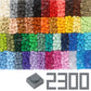 Feleph Basic 2300 Pieces Plate 1x1 Bricks 46 Colors Parts Building Play Blocks Set Toy Classic Accessories Compatible with 3024