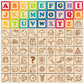 Wooden Building Blocks For Toddlers 2-3, Abc/Animals Castles Montessori Toys, Preschool Learning Toys Stacking Block For Prescho
