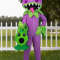 Fun Costumes Plants Vs Zombies Chomper For Kids, Purple Chomper Jumpsuit, Venus Flytrap Plant For Halloween X-Small